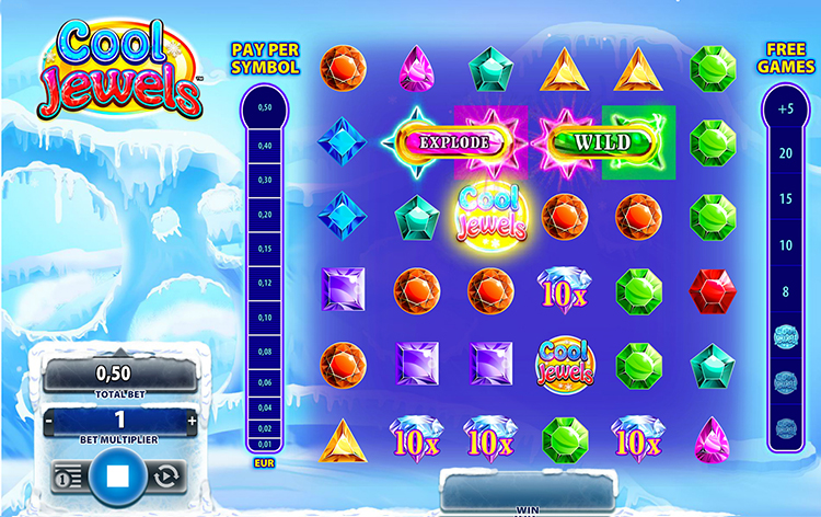 Gems and jewels slot machine