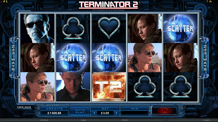 Terminator 2 Slot Machine